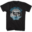 Aerosmith-Dream On Blue And White-Black Adult S/S T-Shirt - Black
