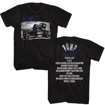 Aerosmith-Pump Album-Black Adult S/S T-Shirt ***F&B*** - Black