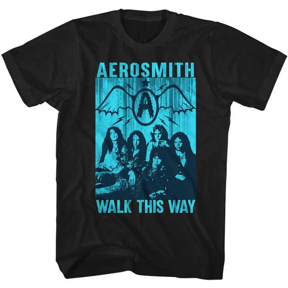 Aerosmith-Aero This Way2-Black Adult S/S T-Shirt - Black