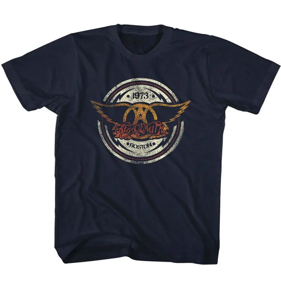 Aerosmith-Aerocircle-Navy Toddler S/S T-Shirt-4T - Navy