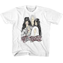 Aerosmith-Cartoons-White Toddler S/S T-Shirt-4T - White