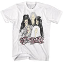 Aerosmith-Cartoons-White Adult S/S T-Shirt - White