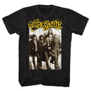 Aerosmith-Aeroplane-Black Adult S/S T-Shirt - Black
