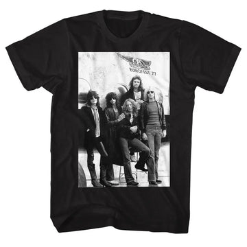 Aerosmith-Aeroplane2-Black Adult S/S T-Shirt - Black