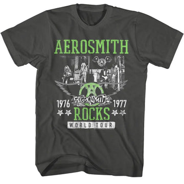 Aerosmith-Rockstar-Smoke Adult S/S T-Shirt - Smoke
