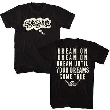 Aerosmith-Dreamon-Black Adult S/S T-Shirt ***F&B*** - Black