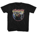 Aerosmith-Aerosmith Circle-Black Youth S/S T-Shirt (7-8) - Black