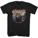 Aerosmith-Aerosmith Circle-Black Adult S/S T-Shirt - Black