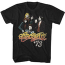 Aerosmith-Dream On 73-Black Adult S/S T-Shirt - Black