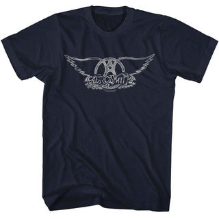 Aerosmith Aerosmith Wings Logo Light Adult T-Shirts
