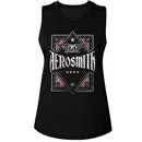 Aerosmith-Aerosmith Box-Black Ladies Muscle Tank-S - Black
