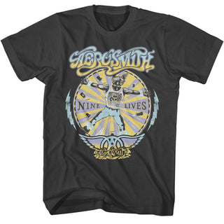 Aerosmith Aerosmith Nine Lives Recolor Adult T-Shirts