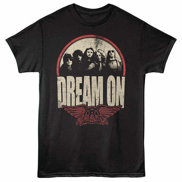 Aerosmith Dream On Black Adult T-Shirt