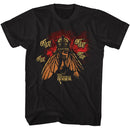 Amityville Horror-Amityville Horror Get Out-Black Adult S/S T-Shirt - Black