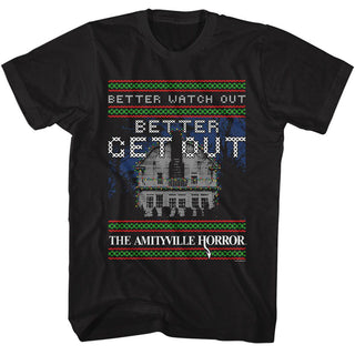 Amityville Horror Amityville Horror Better Get Out Adult T-Shirts