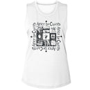 Alice In Chains-Alice In Chains Multi Album Art-White Ladies Muscle Tank S - White