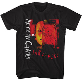 Alice In Chains-Alice In Chains Jar Of Flies-Black Adult S/S T-Shirt - Black