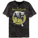 Alice In Chains Self Titled Black Mineral Wash Adult T-Shirt