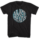 Alice In Chains-Alice In Chains Circle Text-Black Adult S/S T-Shirt - Black