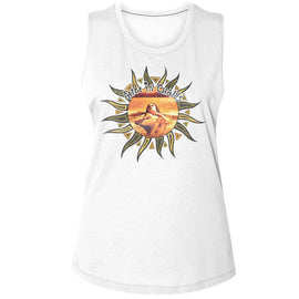 Alice In Chains-Alice In Chains Sun-White Ladies Muscle Tank S - White