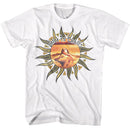 Alice In Chains-Alice In Chains Sun-White Adult S/S T-Shirt - White
