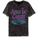 Alice In Chains-Alice In Chains Dirt-Mineral Wash Black Adult S/S T-Shirt - Black