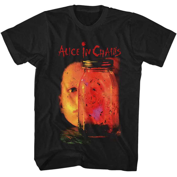 Alice In Chains-Alice In Chains Jof Album-Black Adult S/S T-Shirt - Black