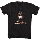 Muhammad Ali-All Over Again-Black Adult S/S T-Shirt - Black