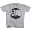 Muhammad Ali-Ali Circle-Gray Heather Toddler S/S T-Shirt-4T - Gray Heather