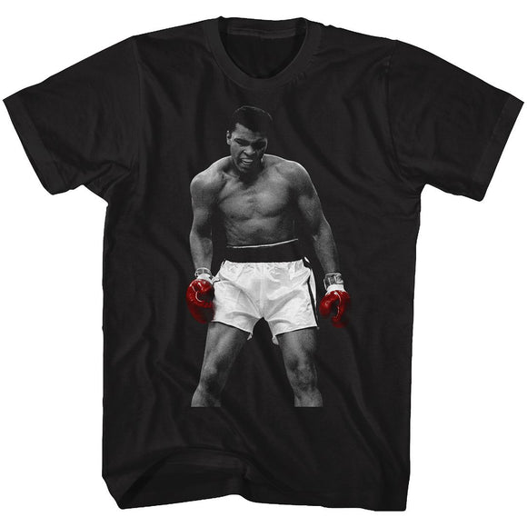 Muhammad Ali-Again-Black Adult S/S T-Shirt - Black