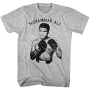 Muhammad Ali-Ali Nough Said-Gray Heather Adult S/S T-Shirt - Gray Heather