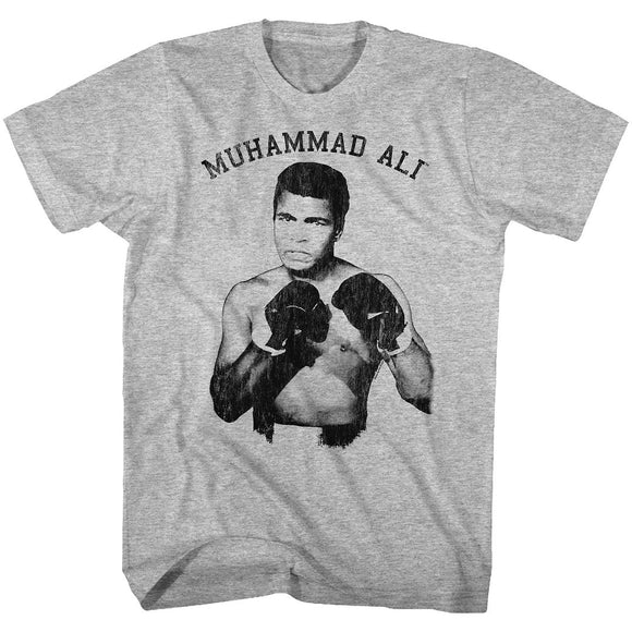 Muhammad Ali-Ali Nough Said-Gray Heather Adult S/S T-Shirt - Gray Heather