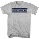 Muhammad Ali-Ali Gym Shirt-Gray Heather Adult S/S T-Shirt - Gray Heather
