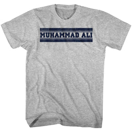 Muhammad Ali-Ali Gym Shirt-Gray Heather Adult S/S T-Shirt - Gray Heather