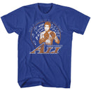 Muhammad Ali-Rippin It Up-Royal Adult S/S T-Shirt - Royal