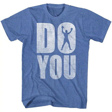 Muhammad Ali-Do You-Royal Heather Adult S/S T-Shirt - Royal Heather