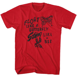 Muhammad Ali-Stinger-Red Adult S/S T-Shirt - Red