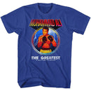 Muhammad Ali-Big Time-Royal Adult S/S T-Shirt - Royal