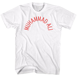 Muhammad Ali-Arch Text-White Adult S/S T-Shirt - White