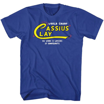 Muhammad Ali-The Wc-Royal Adult S/S T-Shirt - Royal