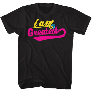 Muhammad Ali-Cmyk-Black Adult S/S T-Shirt - Black