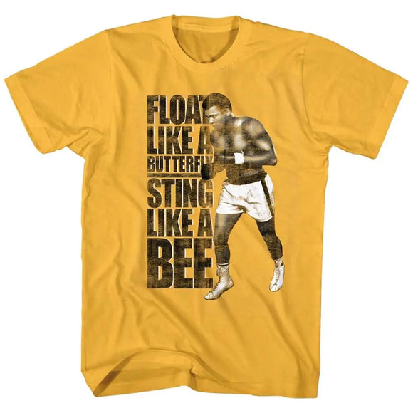 Muhammad Ali-Like A Bee-Ginger Adult S/S T-Shirt - Ginger
