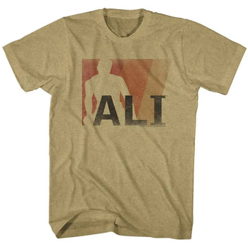 Muhammad Ali-Ali-Khaki Heather Adult S/S T-Shirt - Khaki Heather