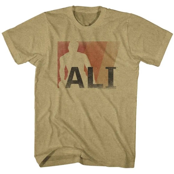Muhammad Ali-Ali-Khaki Heather Adult S/S T-Shirt - Khaki Heather