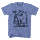 Muhammad Ali-Blue-Light Blue Heather Adult S/S T-Shirt - Light Blue Heather
