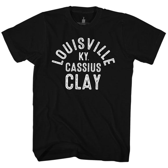 Muhammad Ali-Louisville-Black Adult S/S T-Shirt - Black