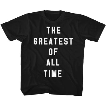 Muhammad Ali-Goat-Black Toddler S/S T-Shirt-4T - Black
