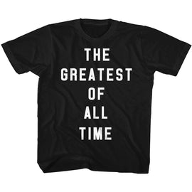 Muhammad Ali-Goat-Black Toddler S/S T-Shirt-2T - Black