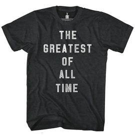 Muhammad Ali-Goat-Black Heather Adult S/S T-Shirt - Black Heather