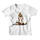 Muhammad Ali-Muhammad Ali I Am The Greatest-White Youth S/S T-Shirt-Xs (5-6) - White
